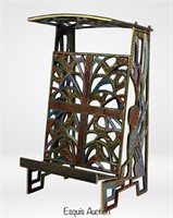 Solid Brass Enamel Judaica Torrah Book Stand