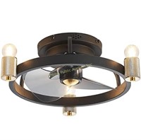 Oyisen $144 Retail 18" Ceiling Fan with Light,