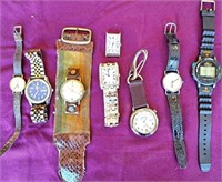 TRAY LOT ASSORTED MENS LADIES WATCHES ORVIS & MORE