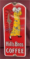 Hills Bros. coffee porcelain advertising