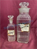 Early pharmacist apothecary jars