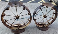 large 30 inch wheel planters