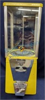 Yellow gumball machine not glass