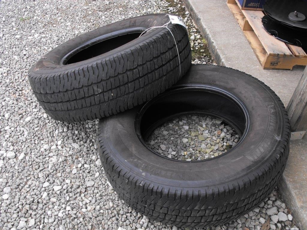 (2) LT245/75R17 tires