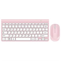 Cylo Wireless Touch Keyboard & Mouse Set Pink AZ6