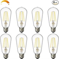 Volxon Dimmable Vintage LED Edison Bulbs, 60W Equi