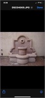 Solid Heavy Concrete Fountain - disassembled on
