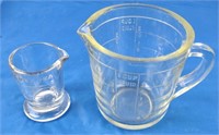 Vtg Pyrex Measuring Cup & 8tsp Measuring Cup