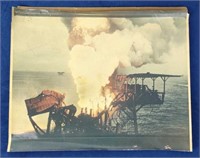 Oil Platform Explosion Print
