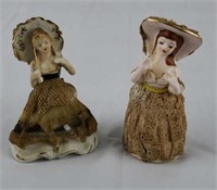 Vintage Porcelain & Lace Figurines (2)