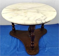 Round Marble Top Display Stand
