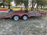 16 foot bumper pull utility trailer