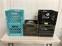 5 - milk crates (2 are painted)