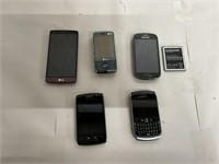Used cell phone lot