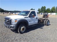 2013 Ford F550 4x4 S/A Cab & Chassis
