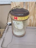 Vintage Michelob Hanging Clock light works