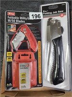 Foldable Utility Knife and Jab Saw - New Stock