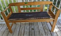 Nwtf Bench Seat. 48 Wide. On Side Porch
