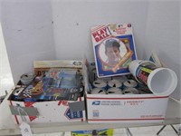 2 BOXES OF COLLECTIBLE SPORT ITEMS