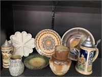 Pottery and steins