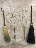 Hearth Brooms and rug beaters