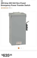 Power Transfer Switch (Open Box, Untested)