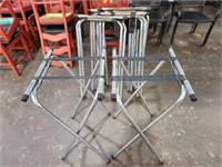 Bid is x 7 Tray Stands
