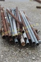 2.5" FENCE POST PIPE  - LOT OF 19