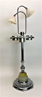 ART DECO LIGHTED ASHTRAY STAND