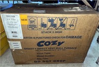 NEW Cozy Gravity Direct Vent Wall Furnace