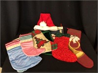 Christmas Stocking Collection with Santa Hat