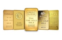 10oz - .999 Fine Gold Bar