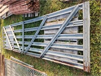 Metal Gate - approx 4' tall x 15' wide