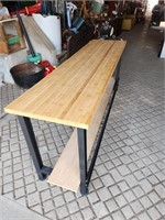 Liftmaster Wood Shop Table - approx 9' long, 2'
