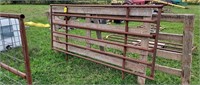 10ft pipe gate free standing