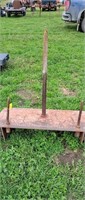 round bale  spear loader mount