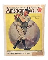 American Boy Magazine with Babe Ruth
