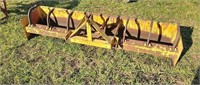 8' 3pt hitch grader blade with teeth