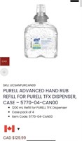 URELL ADVANCED HAND RUB REFILL FOR PURELL TFX