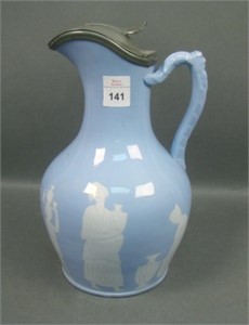 T&R Boote Patent Mosaic Neoclassical Pitcher
