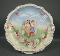 Bavarian Porcelain Decorated Charger