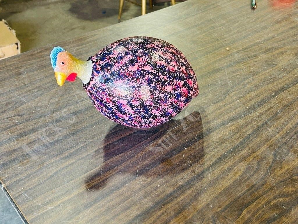 paper mache chicken