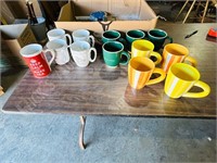 collection of mugs include starbucks set