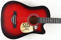 Autographed Ozzy Osborne Acoustic Guitar