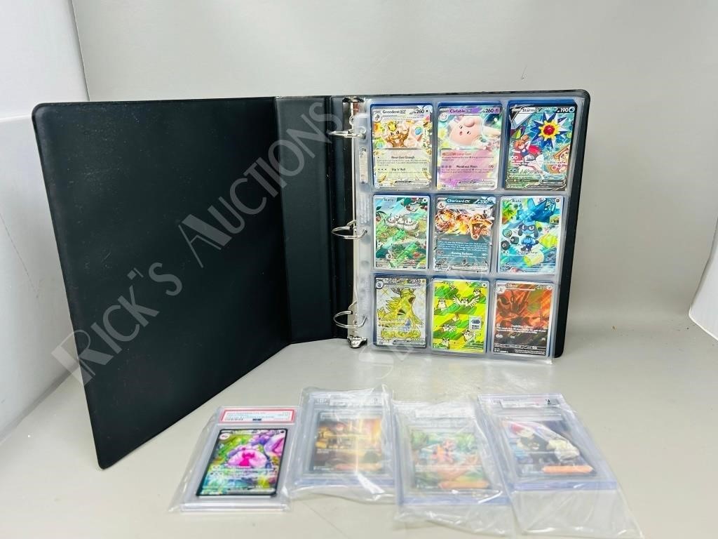 collection of Pokemon graded & ungraded cards