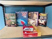 collection of puzzles & board games