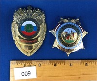 Santa Barbara County & Russian Badges