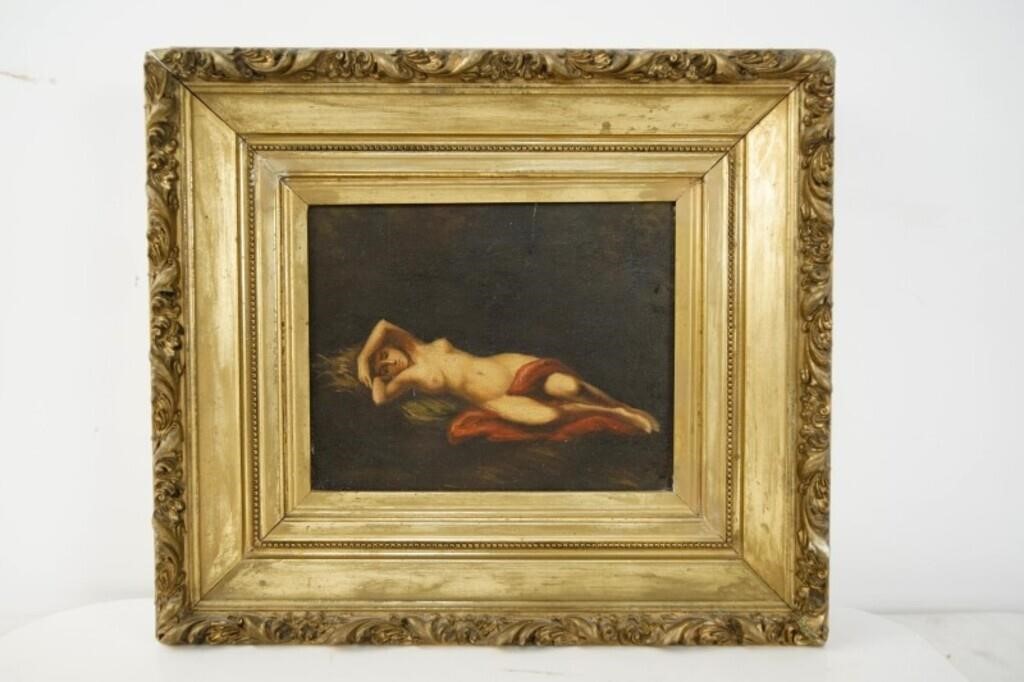 W. Moralt (1884-1947) Nude oil on canvas