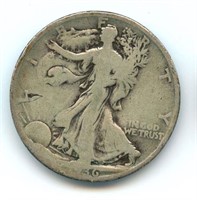 1936-P Walking Liberty Silver Half  Dollar