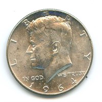 1964-P Kennedy Silver Half Dollar - XF-AU